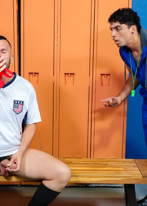 Sniffing in the locker room