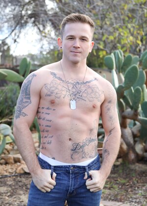 Sexy military stud Daniel Evans makes his return to Active Duty for an epic flip-fuck with ASG Exclusive model Andrew Delta.