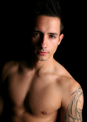 Horny stud Joshua stripping