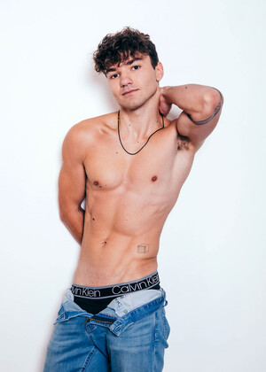 Theo Brady welcomes newcomer Achilles to CockyBoys in his studio debut!