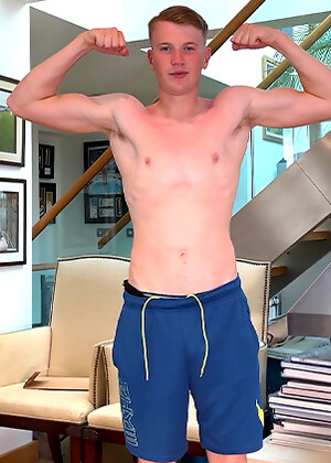 Young Straight Teen Wanks his Big Meaty Uncut Cock & Squirts loads of Cum Everywhere!