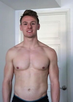 NEW Country Boy Adam Mackie Jerks His Cock and CUMS
