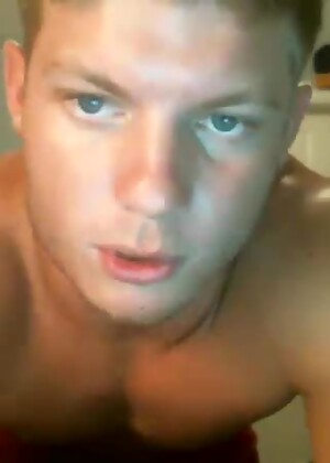 Blonde Haired Blue Eyed All-American Boy Cums
