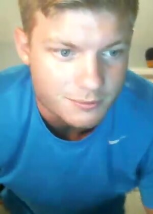 Blonde Haired Blue Eyed All-American Boy Cums