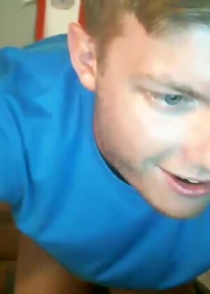 Blonde Haired Blue Eyed All-American Boy Cums