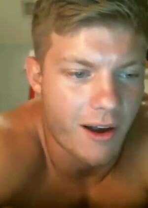 Blonde Haired Blue Eyed All-American Boy Cums