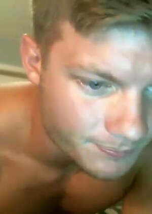 Blonde Haired Blue Eyed All-American Boy Cums