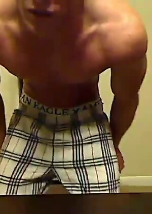 Naked Army Boy w/ Tan Lines