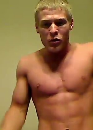 Naked Army Boy w/ Tan Lines