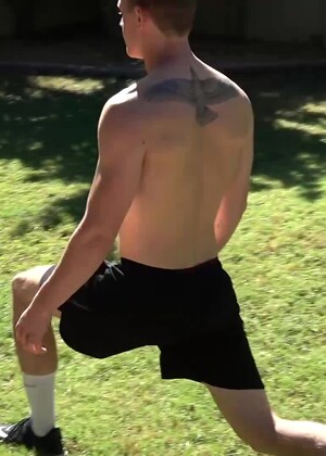 Blonde Jock Alan Cooper Jerks His Uncut Cock