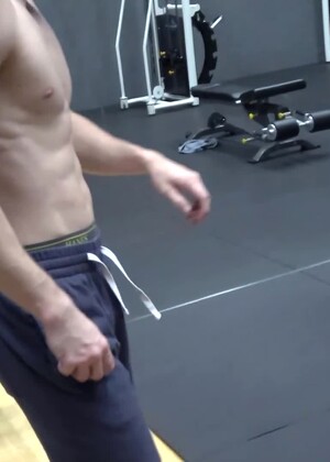Ripped Gym JOCK Roman Tate Works Out And Jerks OFF
