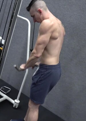 Ripped Gym JOCK Roman Tate Works Out And Jerks OFF
