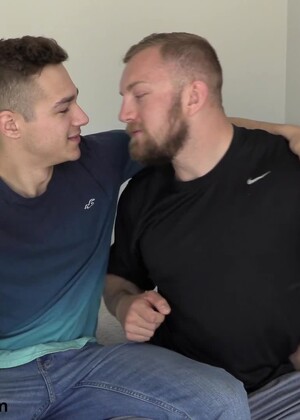 Hairy Bryce Beckett Makes Jayden Marcos Cum While Riding Dick