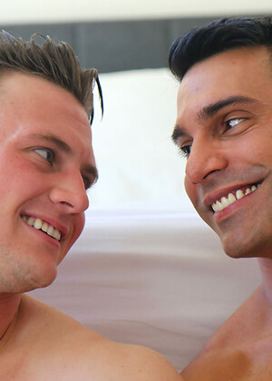 Marcus Acosta smiles WIDE for Adam Von and then SPREADS him WIDE!