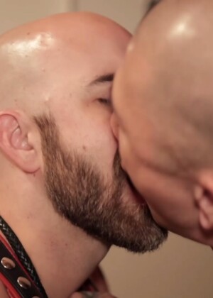 Leather Dragon and Pup fuck