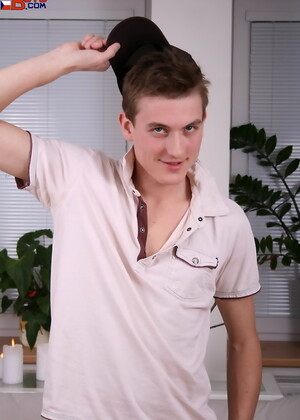 Czech twink stripping and jacking off