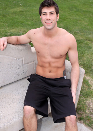 Hot boy Jeff shows his perfect body