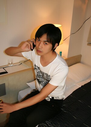 Sexy Japanese twink Takesh in a solo jerkoff