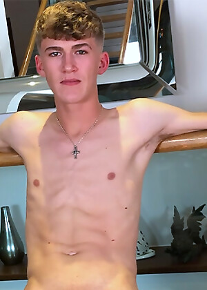 Straight Slim & Toned Jameson Shows off his Body & Wanks his Big Uncut Cock & Shoots his Load!
