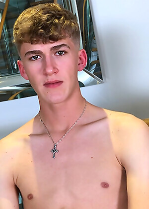 Straight Slim & Toned Jameson Shows off his Body & Wanks his Big Uncut Cock & Shoots his Load!