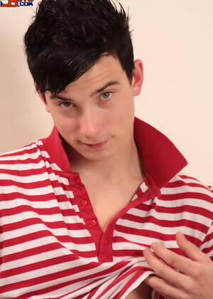 Straight twink jacking off dick
