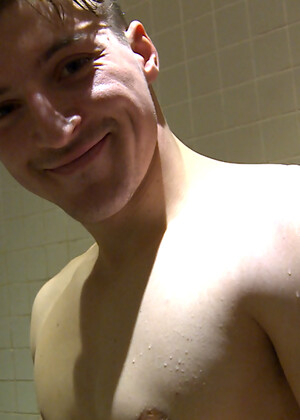 Young Rugby Player Jasper Shows Off His Muscled Body, Thick Uncut Cock and Massive Cumshot!