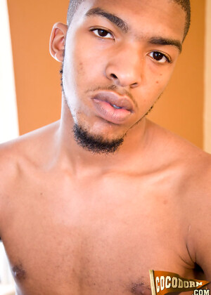 Bishop jacking off his black cock and shoots a load