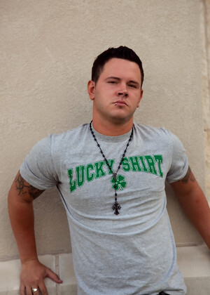Country boy Brock jerking off dick