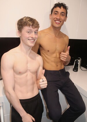 Kaleb and Justin's HOT Hookup - BTS