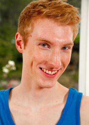 Ginger guy with hairy armpits Danny Forest pulls out his dong in a solo