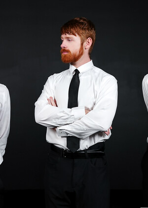 Cock-Worshipping Elders Please the Ginger President in Raw Threesome