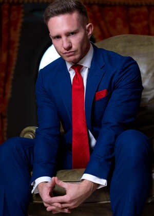 Stained Red Tie