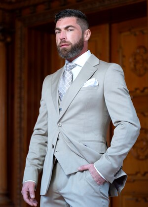 Stained Red Tie