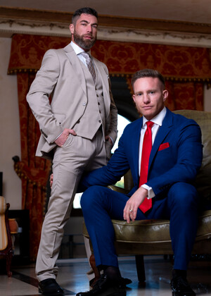 Stained Red Tie
