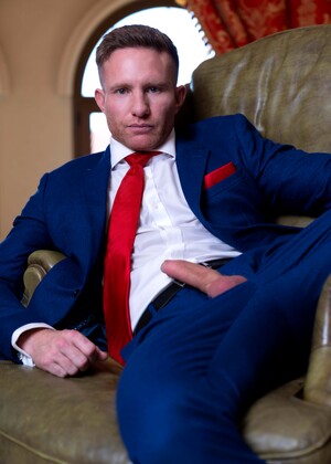 Stained Red Tie