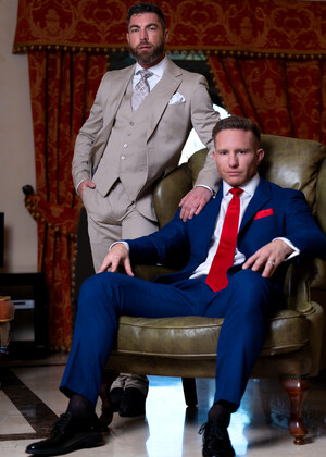 Stained Red Tie