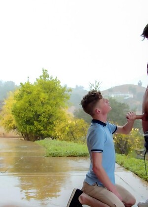 Wild skinny gays Avery Jones and Kai Locks play with each other's cock by Next Door Twink