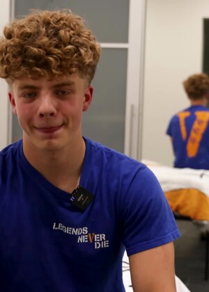 Young Harlow's Hot Debut! Nervous but Blows A Massive Load!