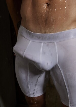 Aaron shower by Male Model