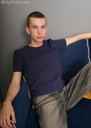 Skinny twink Martin Depp jacking off his dick by BoyFun