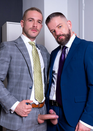 Suited Cam Show by Men at Play