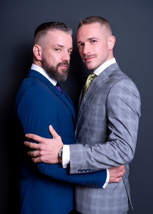 Suited Cam Show by Men at Play